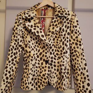 LAMB by Gwen Stefani Spring 2007 Cheetah Jacket Size 8